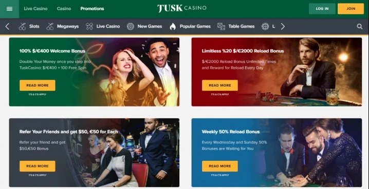 Tusk Casino No Deposit Bonus Codes: The Ultimate Way to Start Your Gaming Adventure
